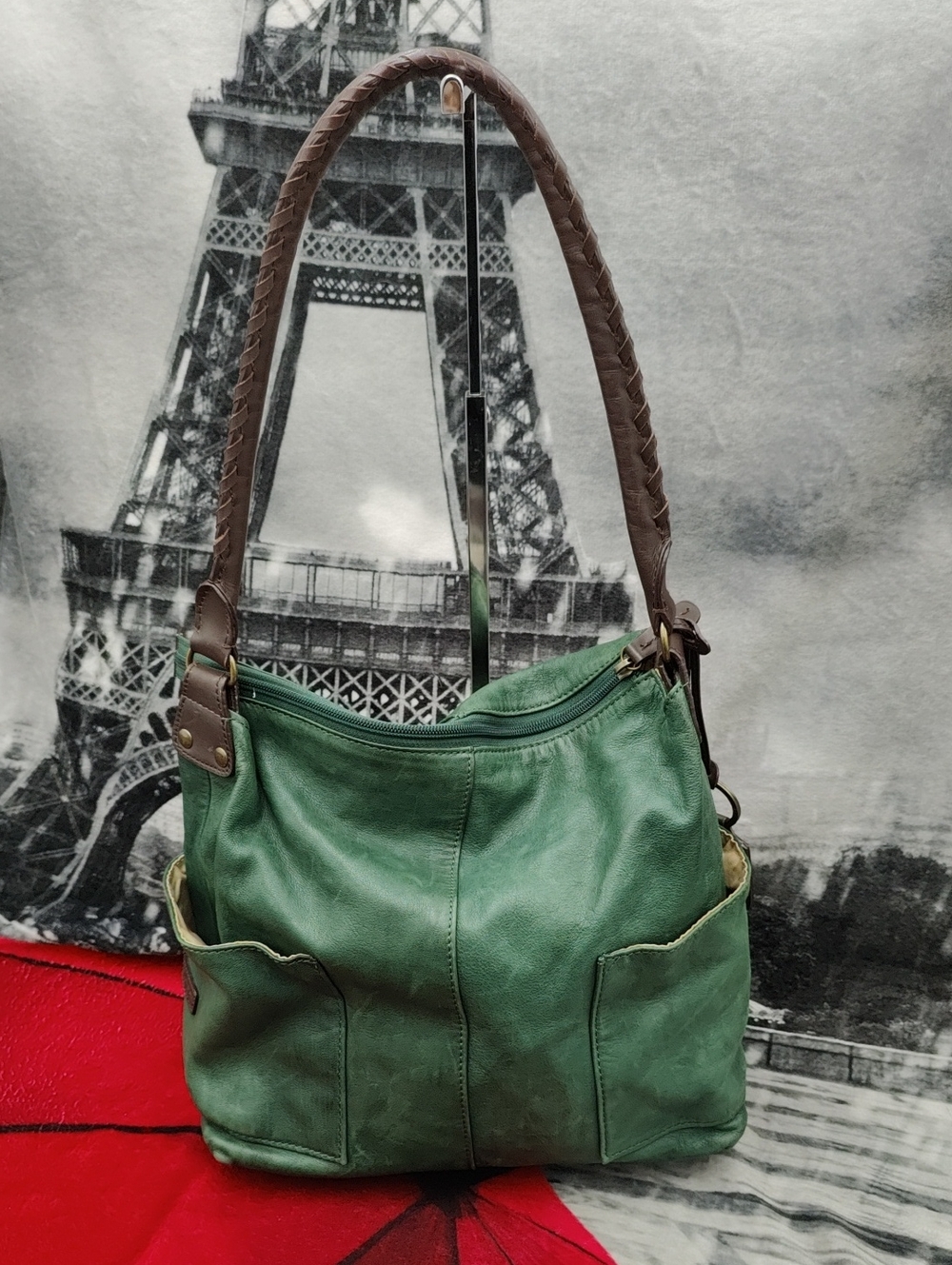 Ellington Green And Brown Hobo - Picture 4 of 13